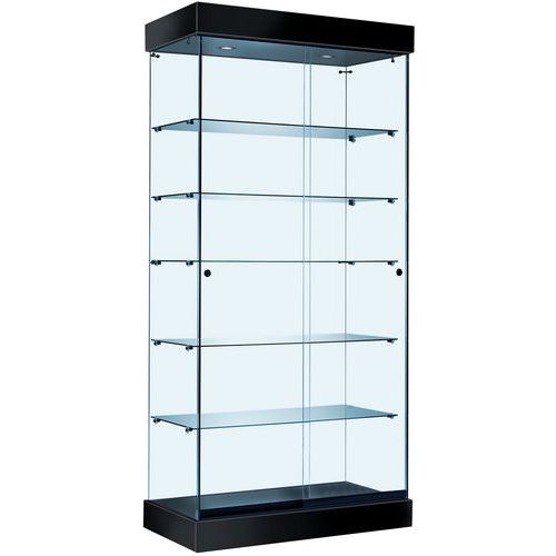 Vitrine ASF avec éclairage LED - Noir
