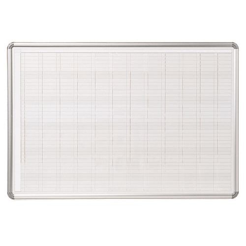 Vertikal gerastertes Whiteboard