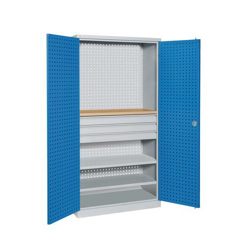 Werkstattschrank mit Schubladen