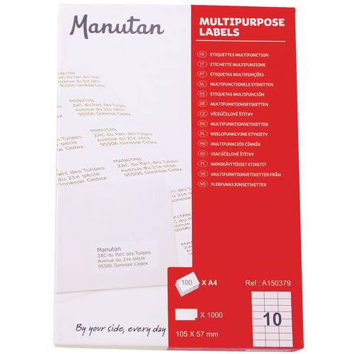 Étiquettes multifonction - Manutan Expert