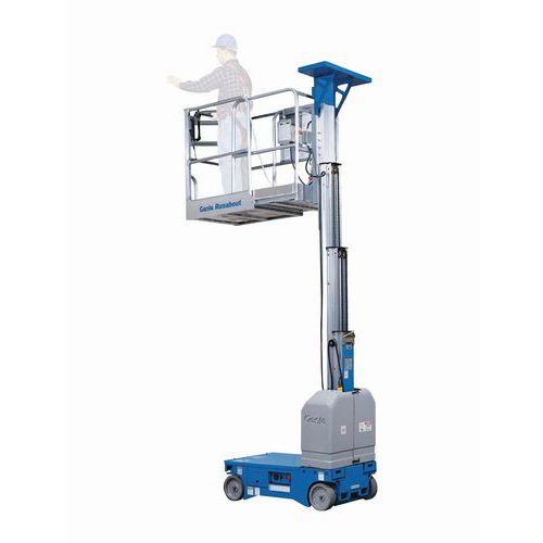 Hubarbeitskorb mit vertikalem Mast und automatischem Antrieb - Genie