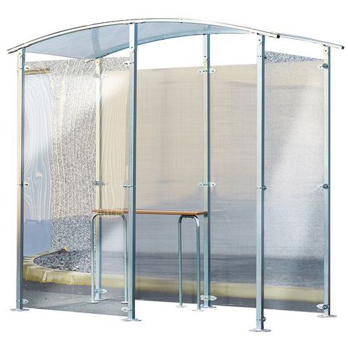 Abri fumeurs design 2 m² - Autonome Abri fumeurs design 2 m² - Autonome