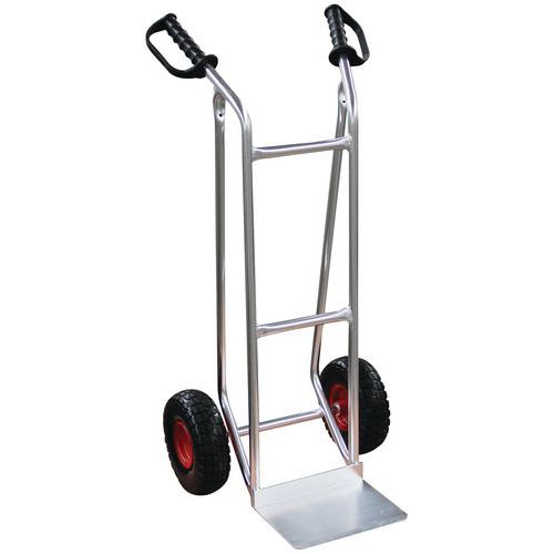 Diable aluminium 200kg - Roues increvables - Manutan
