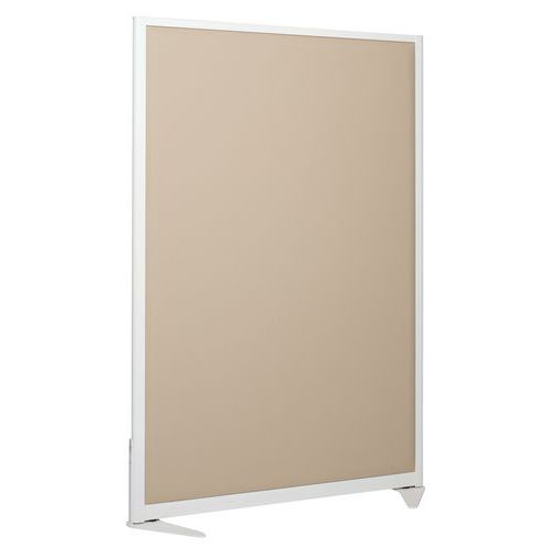 Schallschutz-Trennwand 170 x 120 cm - Struktur weiß