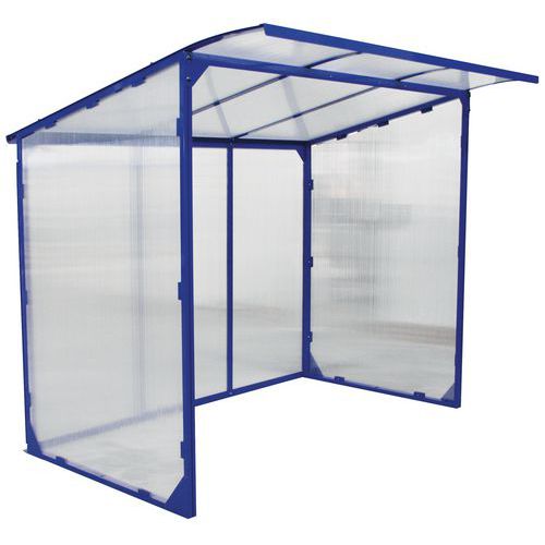 Raucherunterstand Clear - Einfaches Modul