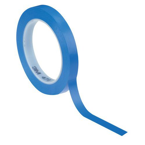 Ruban adhésif vinyle 471 bleu - 33 m - 3M