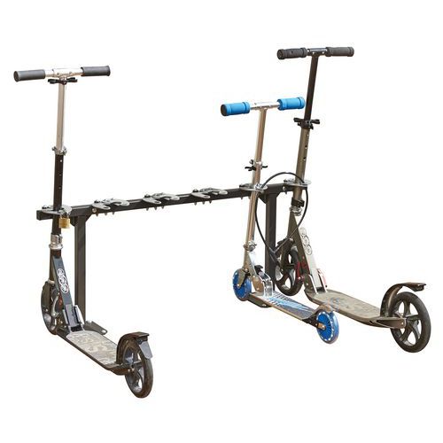 Rollerständer auf Füßen oder als Wandausführung - 6 Tretroller