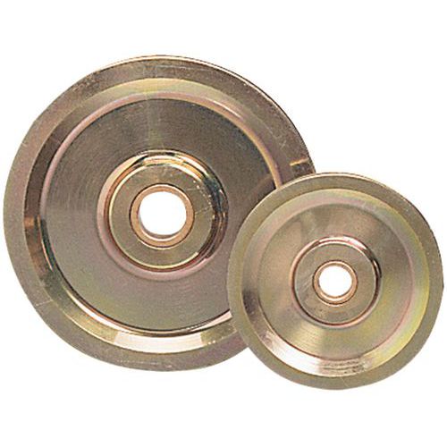 Stahlrolle mit Bohrung auf Bronze-Ring – Tragkraft 400 bis 6000 kg