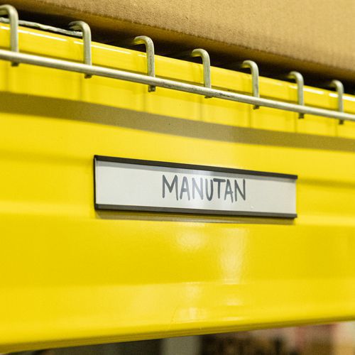 Halter für Rollenetiketten - magnetisch - Manutan Halter für Rollenetiketten - magnetisch - Manutan