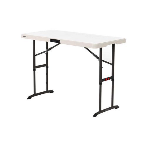 Table pliante LIFETIME 122x61 hauteur ajustable