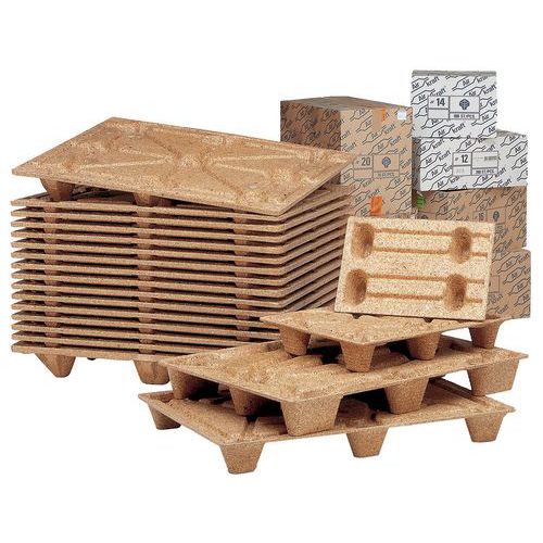 Palette en fibre de bois - Largeur 600 mm - Presswood