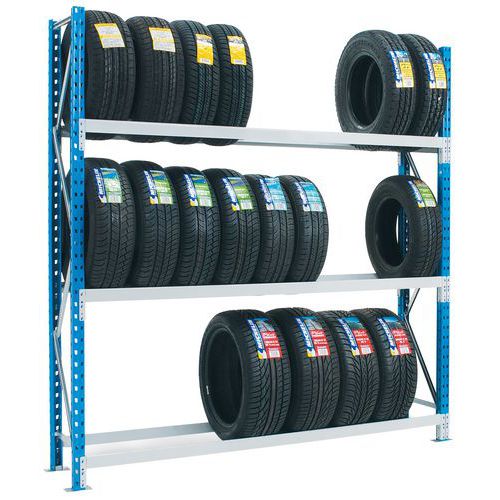 Rayonnage pneu Flexi-Store - Profondeur 400 mm - Manorga