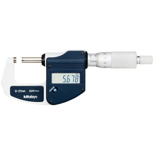 Micromètre digital - Capacité 0 à 25 mm - Mitutoyo