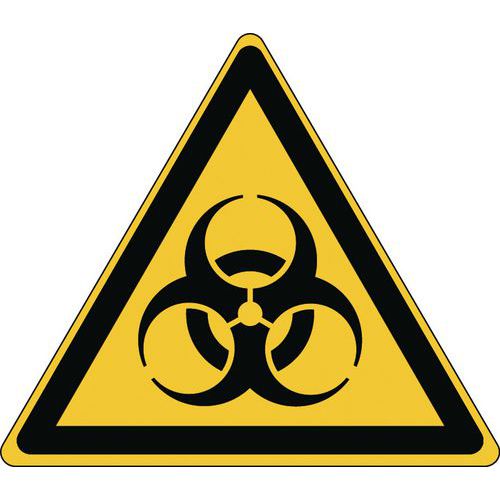 Warnschild - Vorsicht Biogefährdung - Schild Warnschild - Vorsicht Biogefährdung - Schild