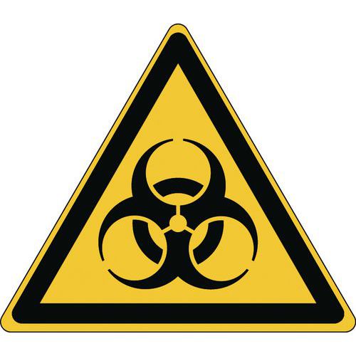 Panneau danger - Risque biologique - Rigide