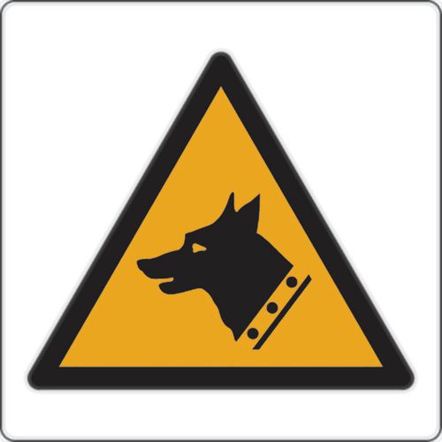 Warnschild - Warnung vor Wachhund - Aluminium