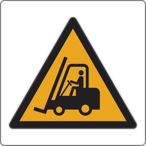 Panneau danger - Chariots élévateurs - Aluminium
