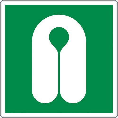 Panneau secours - Gilet sauvetage - Aluminium Panneau secours - Gilet sauvetage - Aluminium