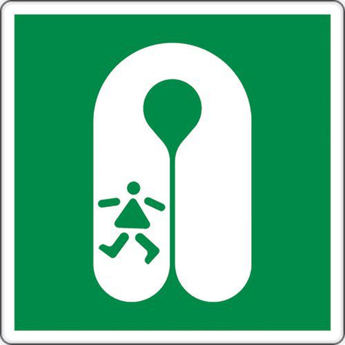 Panneau secours - Gilet sauvetage enfants - Aluminium Panneau secours - Gilet sauvetage enfants - Aluminium