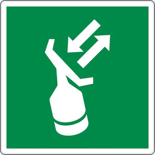 Fluchtwegschild - Transponder für Suche/Rettung/SART - Aluminium Fluchtwegschild - Transponder für Suche/Rettung/SART - Aluminium