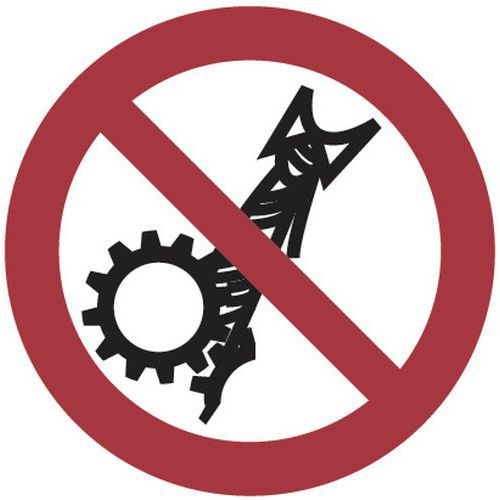 Panneau interdiction - Port écharpes ou cravates interdit - Aluminium
