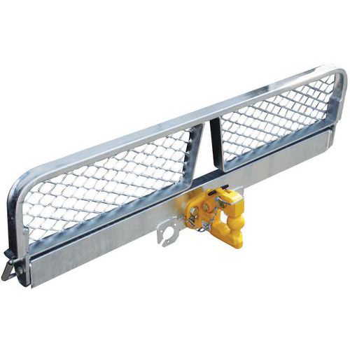 Marche pieds totalement relevable 1200x200 avec attelage