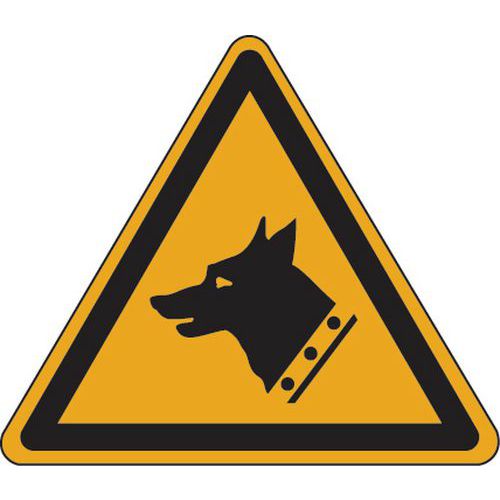 Warnschild - Warnung vor Wachhund - Aluminium