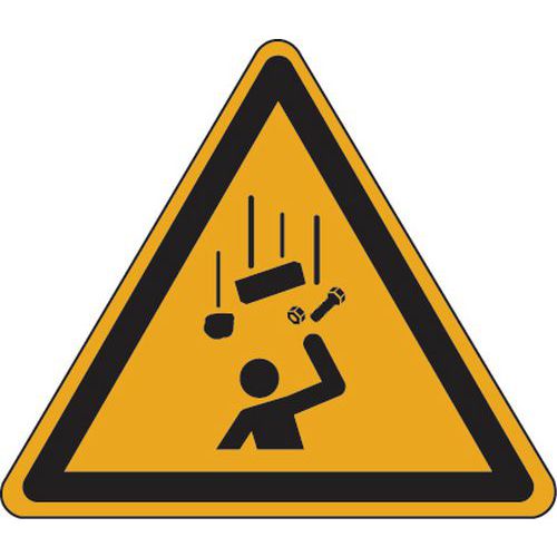 Panneau danger - Chute d'objets - Aluminium