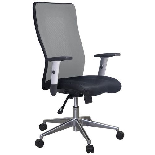 Ergonomischer Bürostuhl, hohe Lehne, Penelope - Stoff - Manutan Expert Ergonomischer Bürostuhl, hohe Lehne, Penelope - Stoff - Manutan Expert