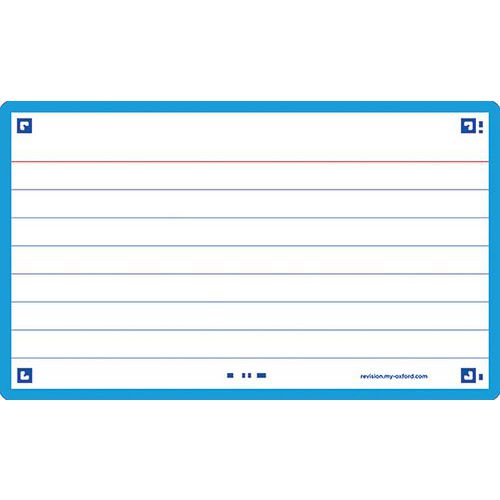 Karteikarten Flash 2.0 75 x 125 mm liniert - Oxford