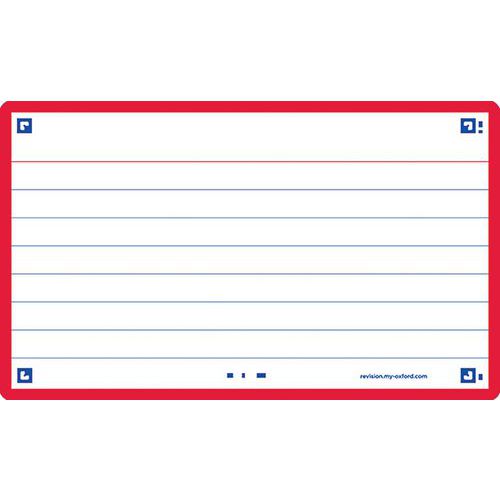 Karteikarten Flash 2.0 75 x 125 mm liniert - Oxford