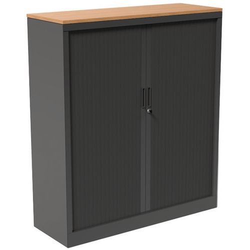Rollladenschrank - mit oberem Fachboden - anthrazit Rollladenschrank - mit oberem Fachboden - anthrazit