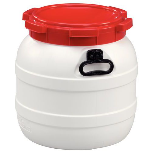 Baril grande ouverture scellable homologué UN-X - 2,9 à 68 L