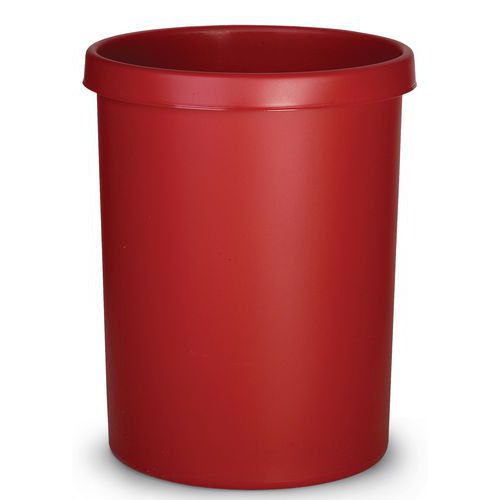 Corbeille ronde à papier en plastique - 45 L