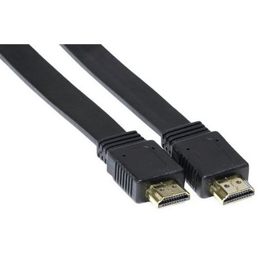 High-Speed-HDMI-Kabel, flach, schwarz, 1,5 m