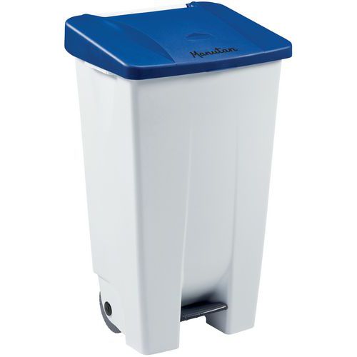 Poubelle Mobile à Pédale - Tri Sélectif 120 L - Manutan Expert