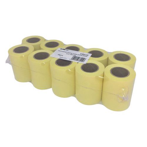 Nachfüllrollen für gelbe Brix-Haftnotizen - 60 mm x 10 m - Elami
