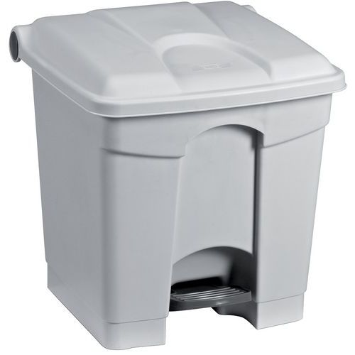 Abfallbehälter mit Rollen für den Nahrungsmittelsektor aus Kunststoff - 30 L - Manutan Expert