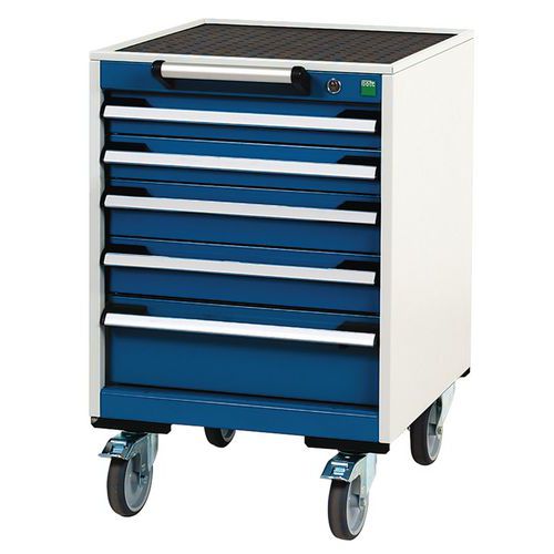 Armoire à tiroirs mobile Cubio - Largeur 52,5 cm Armoire à tiroirs mobile Cubio - Largeur 52,5 cm