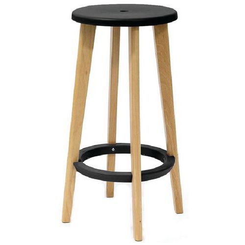 Tabouret haut Woody - Lot de 2 - Meet By Paperflow Tabouret haut Woody - Lot de 2 - Meet By Paperflow