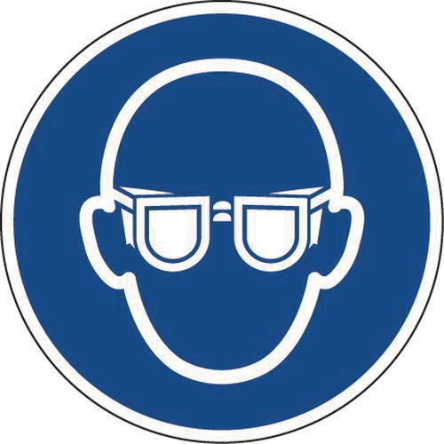 Gebotsschild - Schutzbrille tragen - Manutan Expert