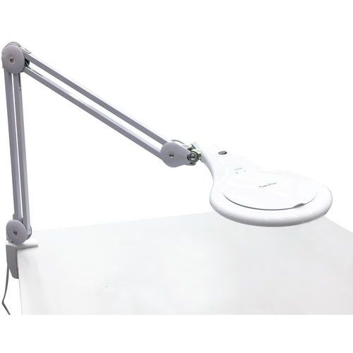 Lampe loupe circulaire blanche LED - 600 lm - Manutan