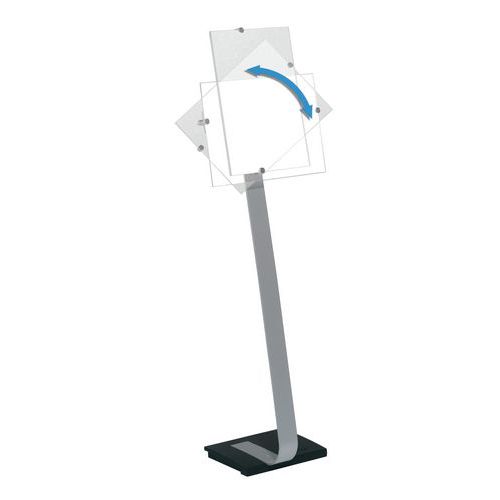 Support d'information sur pied Crystal Sign Stand® Support d'information sur pied Crystal Sign Stand®