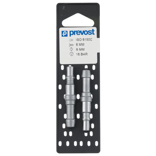 Lot de 2 embouts pour tuyau diamètre 8 mm