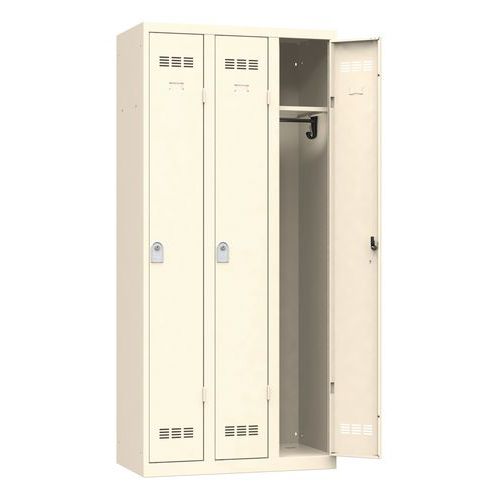Vestiaire bureau - 3 colonnes - Largeur 300mm