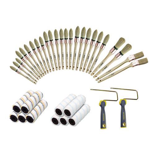 Assortiment rouleaux et brosses professionnels