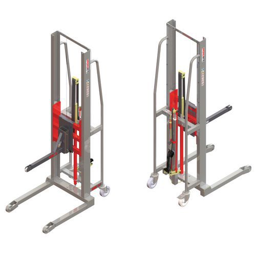 Manueller Gabelstapler GR mit Sporn mit Rolle - Tragkraft 200 kg