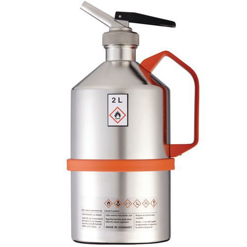 Sicherheitskanister aus Edelstahl - 1 bis 5 L Inhalt