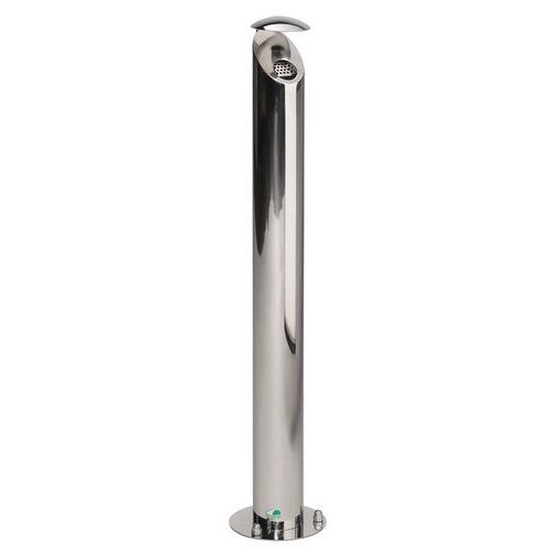 Cendrier colonne acier - Avec toit - 4.2L Cendrier colonne acier - Avec toit - 4.2L