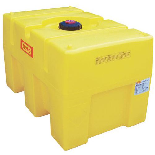 Cuve 125 à 600L PE rectangulaire transport et stockage